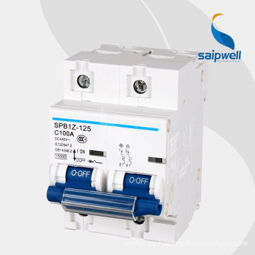 Saip/Saipwell China Fabricante 100A 2 Poles IP65 Implaz de agua DC MCB